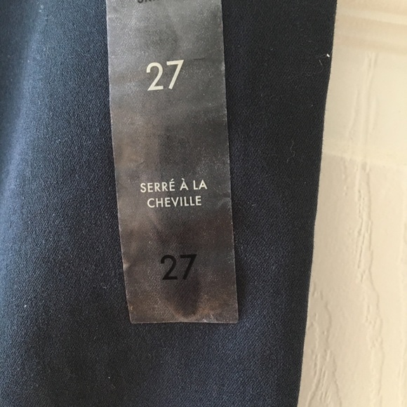 CK women's blue serré à la cheville ankle skinny - Picture 7 of 8